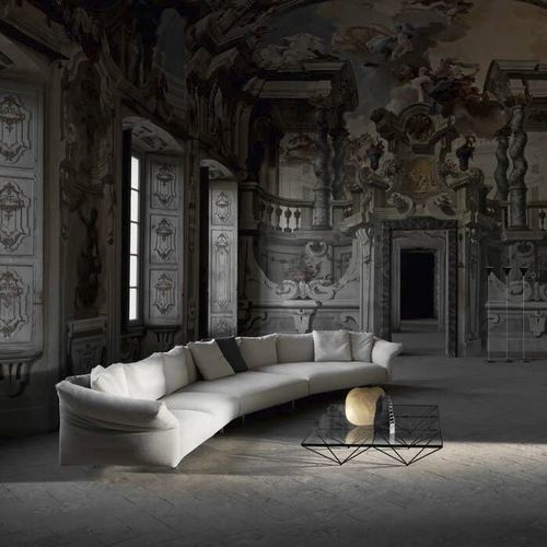 Canapé modulable - Dambo - B&B Italia - d'angle / contemporain / en tissu