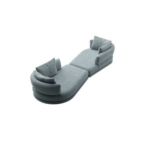 Canapé modulable - COCÙN - B&B Italia - contemporain / en tissu / en cuir