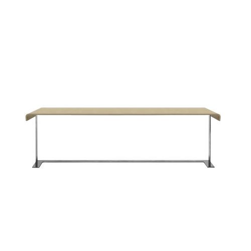 Table contemporaine - CHARLES - B&B Italia - en bois / avec piètement en métal / rectangulaire