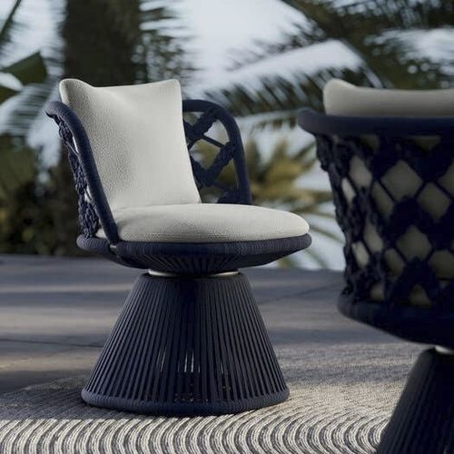 Chaise contemporaine - FLAIR O' - B&B Italia - d'extérieur / en tissu / en aluminium