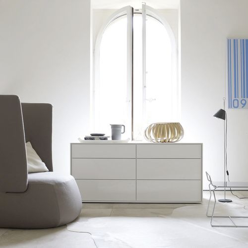 Commode contemporaine - Dado - B&B Italia - en MDF laqué / en fibre de bois / par Studio Kairos