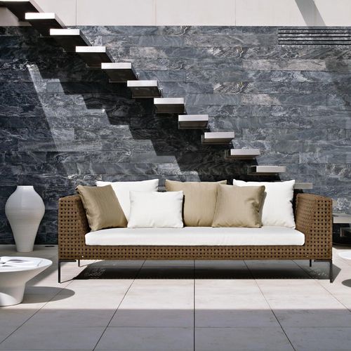 Canapé modulable - Charles - B&B Italia - contemporain / de jardin / en tissu
