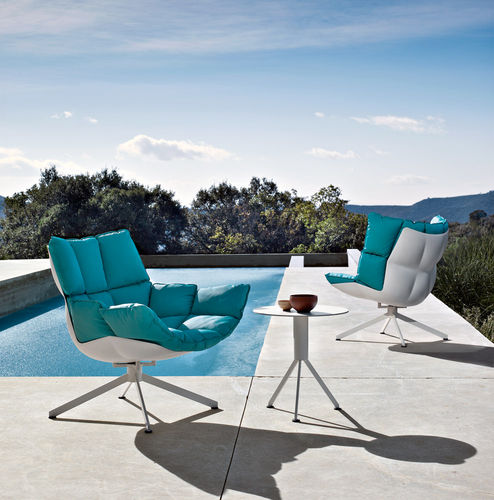 Chauffeuse contemporaine - Husk - B&B Italia - en tissu / en aluminium / en plastique
