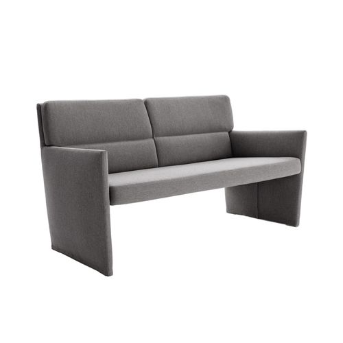 Banquette contemporaine - Posa - B&B Italia - en tissu / en cuir / en acier