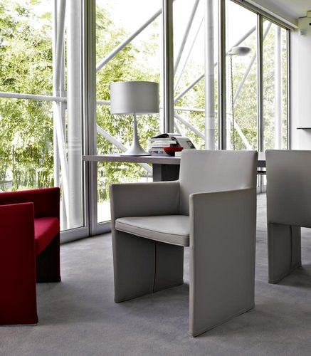 Chaise contemporaine - Posa - B&B Italia - d'intérieur / en tissu / en cuir