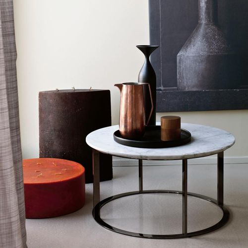 Table d'appoint contemporaine - Mera - B&B Italia - en chêne / en bois massif / en acier peint