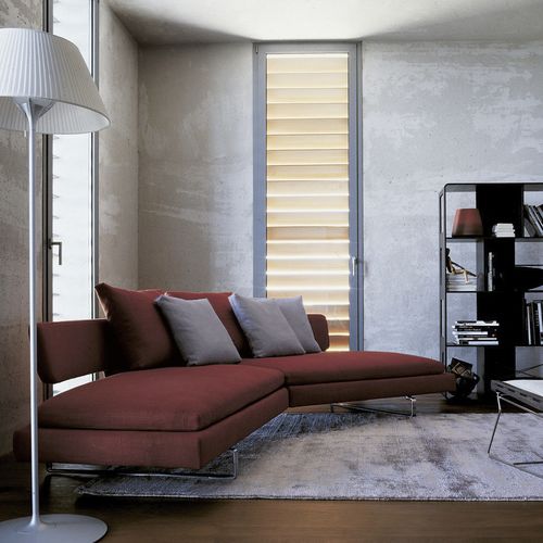 Canapé en arc de cercle - Arne - B&B Italia - contemporain / en tissu / en cuir