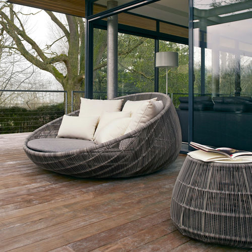 Canapé rond - Canasta '13 - B&B Italia - contemporain / en tissu / avec coussin amovible
