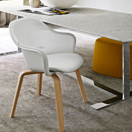 Chaise contemporaine - Iuta '14 - B&B Italia - d'intérieur / en tissu / en cuir