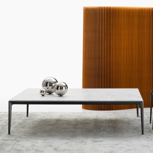 Table basse contemporaine - Mirto - B&B Italia - en verre / en MDF / en marbre