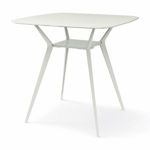 Table mange-debout contemporaine - BIPLANE / 454 - ALIAS - en MDF / en aluminium laqué / avec piètement en fonte d'aluminium
