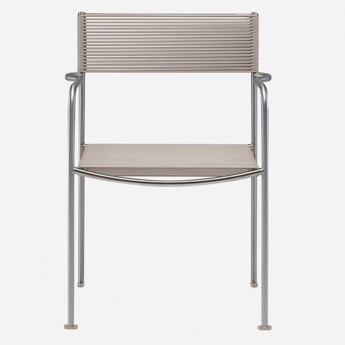 Chaise contemporaine - GREEN / 201_O - ALIAS - de jardin / en PVC / avec piètement en acier inoxydable