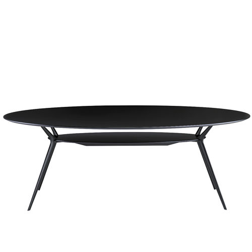 Table contemporaine - BIPLANE / 407 - ALIAS - en chêne / en placage de bois / en MDF laqué