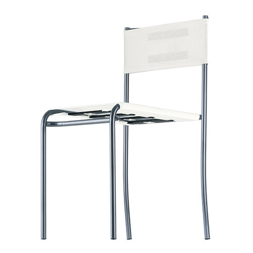 Chaise contemporaine - GREEN GEMINI / 200_O - ALIAS - d'extérieur / en résille / avec piètement en acier inoxydable