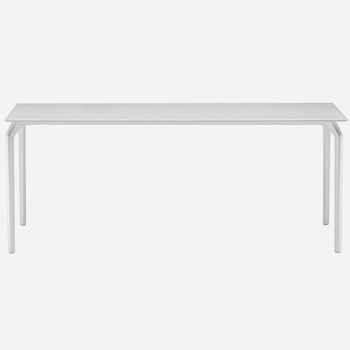 Table de travail contemporaine - TEC SYSTEM / 676 - ALIAS - en stratifié / en contreplaqué / avec piètement en fonte d'aluminium