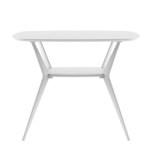 Table d'appoint contemporaine - BIPLANE XS / B02_O - ALIAS - en pierre / en acrylique / avec piètement en aluminium