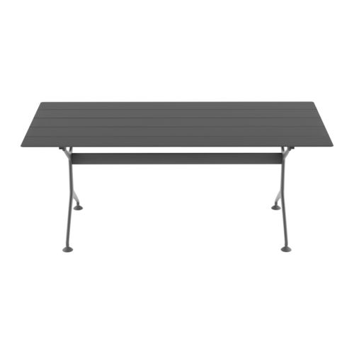 Table contemporaine - FRAMETABLE / F01_190_O - ALIAS - en aluminium extrudé / avec piètement en fonte d'aluminium / rectangulaire