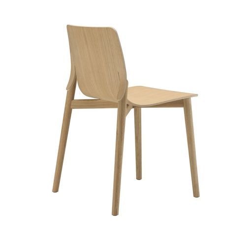 Chaise contemporaine - KAYAK / 047 - ALIAS - d'intérieur / en tissu / en chêne