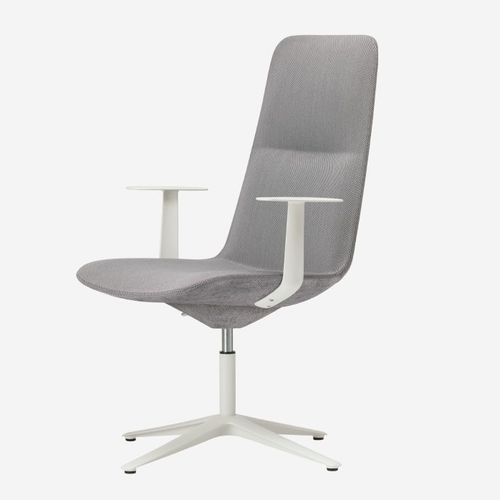 Chaise de conférence contemporaine - SLIM MEDIUM 4 / 808 - ALIAS - d'intérieur / en tissu / en cuir