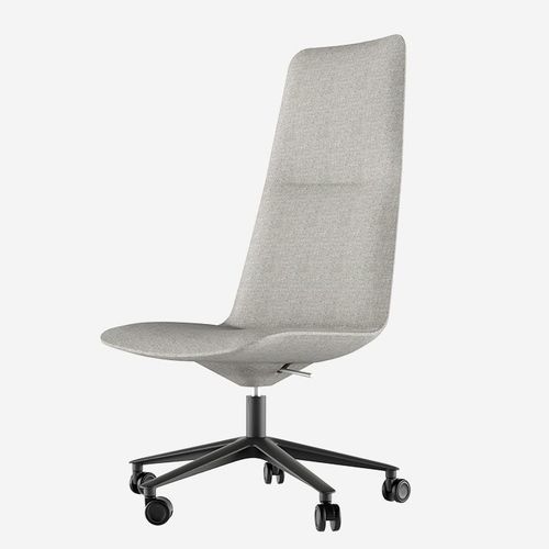 Chaise de conférence contemporaine - SLIM HIGH 5 / 825 - ALIAS - d'intérieur / en tissu / en cuir