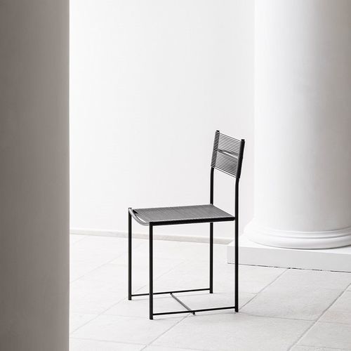 Chaise contemporaine - SPAGHETTI / 101 - ALIAS - d'intérieur / en cuir / en PVC