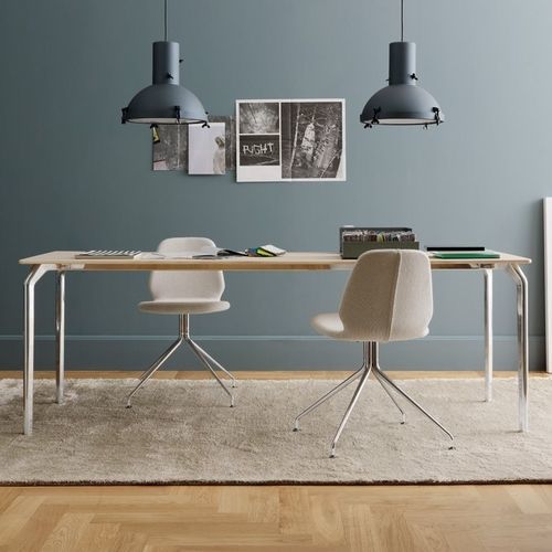 Table à manger contemporaine - TEC 800 / 630 - ALIAS - en bois laqué / en contreplaqué / en chêne blanchi