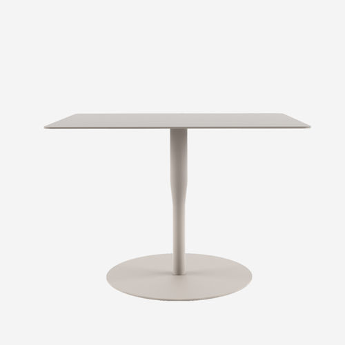Table basse contemporaine - ATLAS / O - ALIAS - en placage de bois / aluminium / en stratifié