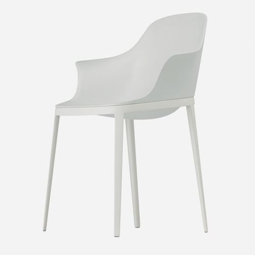 Chaise contemporaine - ELLE / 073 - ALIAS - d'intérieur / en polyuréthane / avec piètement en aluminium