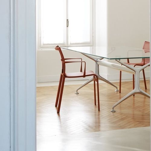 Chaise contemporaine - HIGHFRAME 40 / 417 - ALIAS - d'intérieur / en cuir / en simili cuir