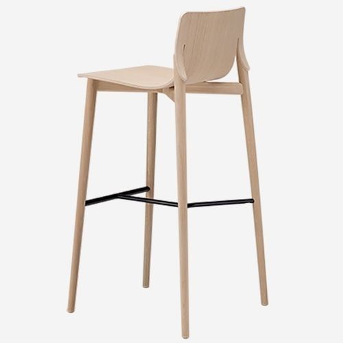 Chaise de bar contemporaine - KAYAK / 052 - ALIAS - d'intérieur / en hêtre / en chêne