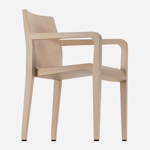 Chaise contemporaine - LALEGGERA / 304 - ALIAS - d'intérieur / en placage de bois / avec piètement en frêne