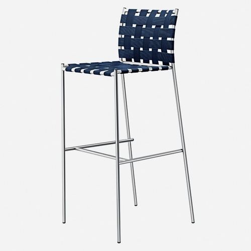 Chaise de bar contemporaine - TAGLIATELLE / 719_O - ALIAS - d'intérieur / en tissu synthétique / avec piètement en acier inoxydable