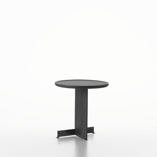 Table basse contemporaine - SAVOY 58A - ALIAS - en placage de bois / en MDF laqué / avec piètement en acier laqué