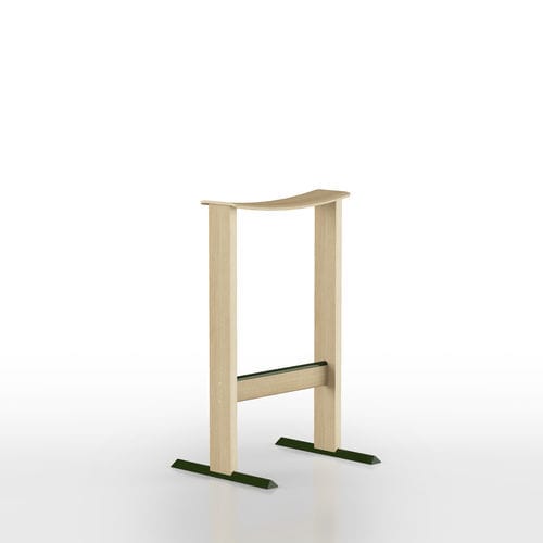 Tabouret contemporain - LIRA - ALIAS - en bois massif / en frêne / avec piètement en bois massif