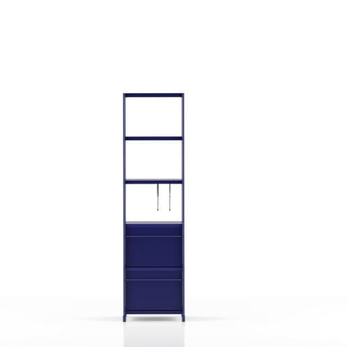 Étagère modulable - SEC / TOR - ALIAS - contemporaine / en aluminium / en métal laqué
