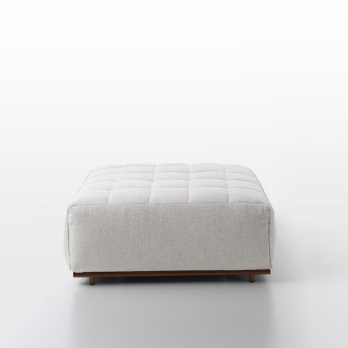 Pouf contemporain - MADDY - ALIAS - en cuir / en tissu / carré