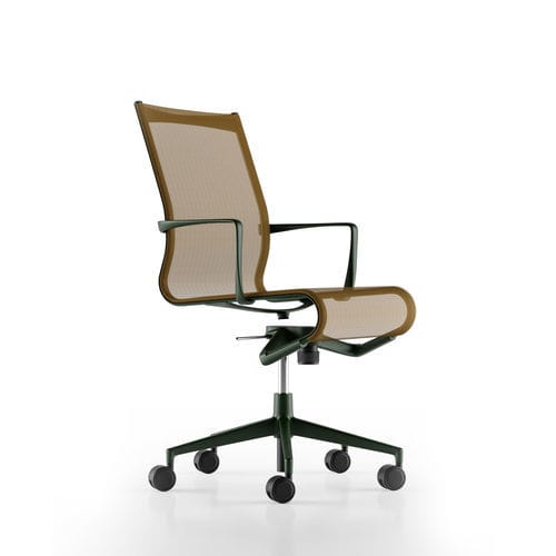 Chaise de bureau contemporaine - ROLLINGFRAME 47 / 445 - ALIAS - d'intérieur / en tissu / en cuir