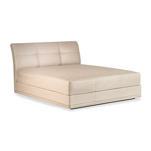 Lit double - JONATHAN - Giorgio Armani Casa - contemporain / tapissé / avec tête de lit