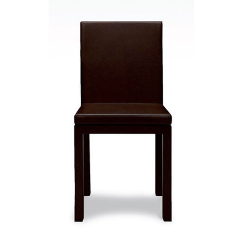 Chaise contemporaine - OTTO - Giorgio Armani Casa - d'intérieur / en cuir / avec piètement en acajou