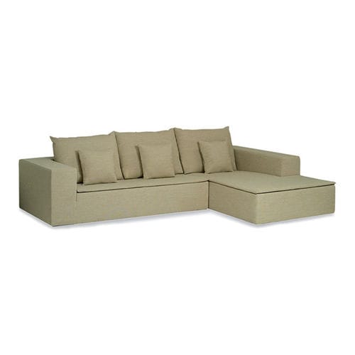 Canapé d'angle - GREMBO - Giorgio Armani Casa - contemporain / en tissu / en cuir