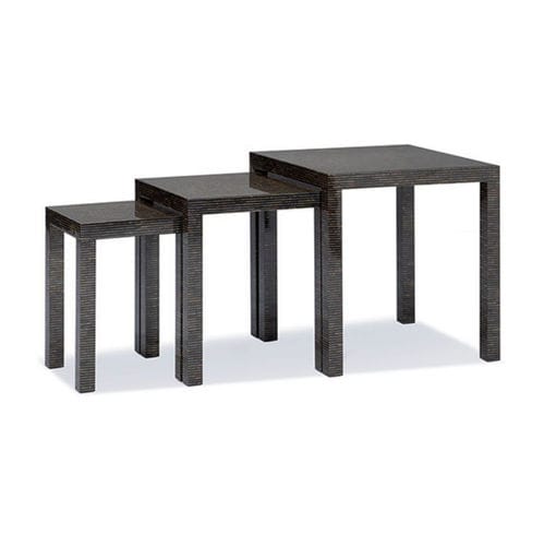 Table gigogne contemporaine - GALASSIA - Giorgio Armani Casa - en coquillages / carrée / résidentielle