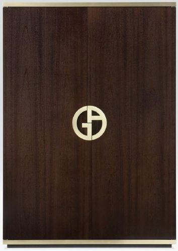 Armoire contemporaine - D'ALAMBERT - Giorgio Armani Casa - en bois / à portes battantes