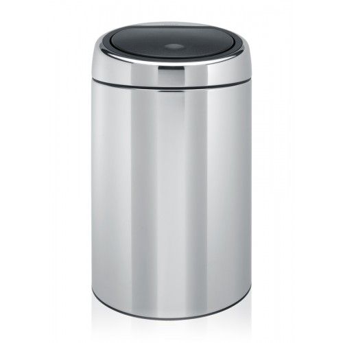 Poubelle en métal - TOUCH BIN®-415920 - Brabantia International - tactile / contemporaine / simple
