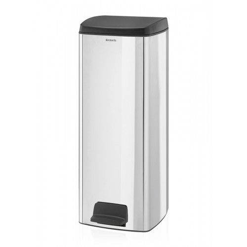 Poubelle de cuisine - 369384 - Brabantia International - en inox / à pédale / contemporaine