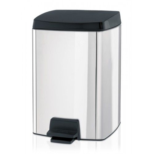 Poubelle de cuisine - 395628 - Brabantia International - en acier / à pédale / contemporaine