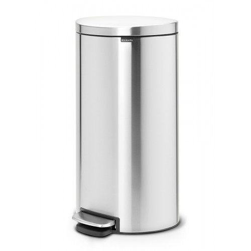 Poubelle de cuisine - FLATBACK+ 482007 - Brabantia International - en acier / à pédale / contemporaine