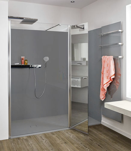 Salle de bain contemporaine - AMBIANCE FRAÎCHEUR - Mobalpa - stratifiée / laquée