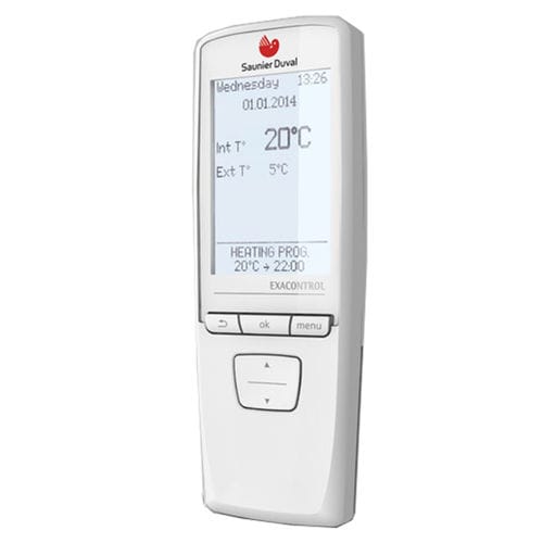 Thermostat programmable - EXACONTROL E7R B-B - Saunier Duval - pour chauffage / d'ambiance / mural