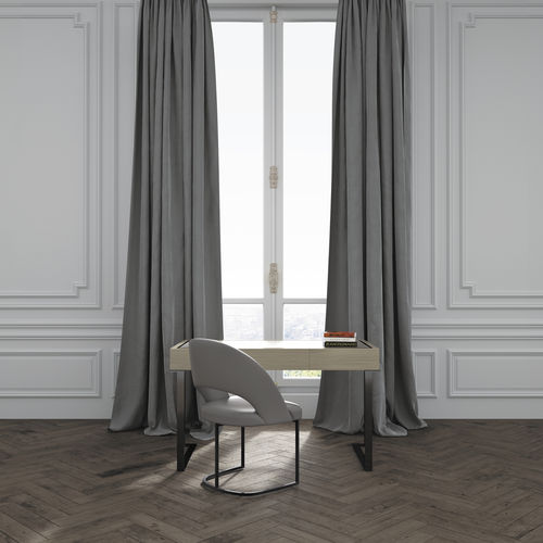 Bureau contemporain - PARIS - HUGUES CHEVALIER - en métal / en cuir