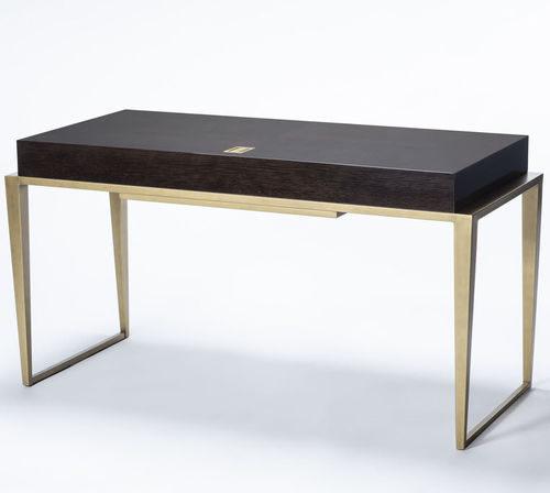 Bureau contemporain - CONTI - HUGUES CHEVALIER - en bois / en métal